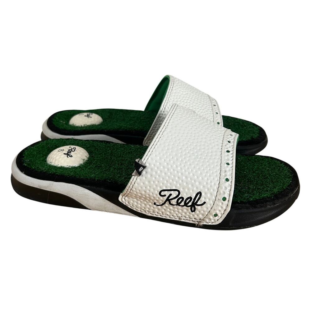 Reef Mulligan Slide Sandals - Men's Size 6 Golf Flip Flops